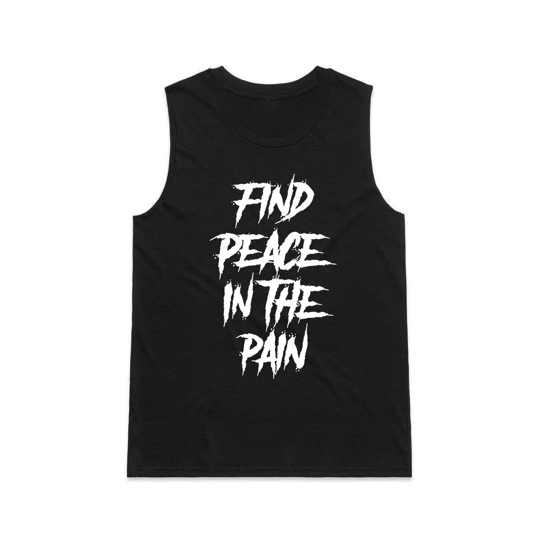 Find Peace In The Pain Printed Men's Vest
