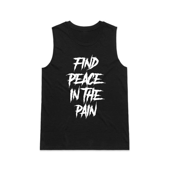 Find Peace In The Pain Printed Men's Vest
