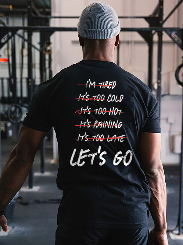 Let's Go Printed Men's T-shirt