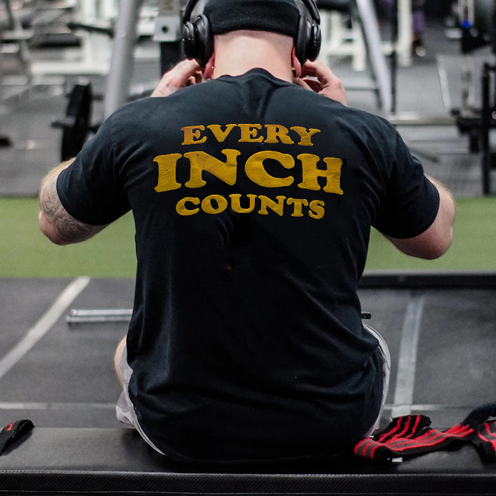Every Inch Counts Printed Men's T-shirt
