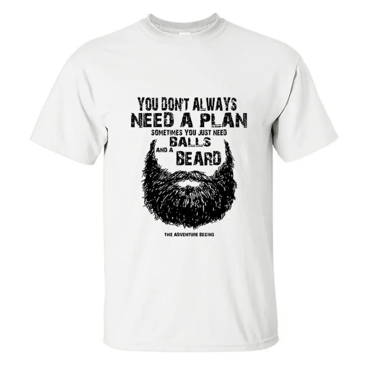 Viking You Don't Always Printed Men's T-shirt Image - 9