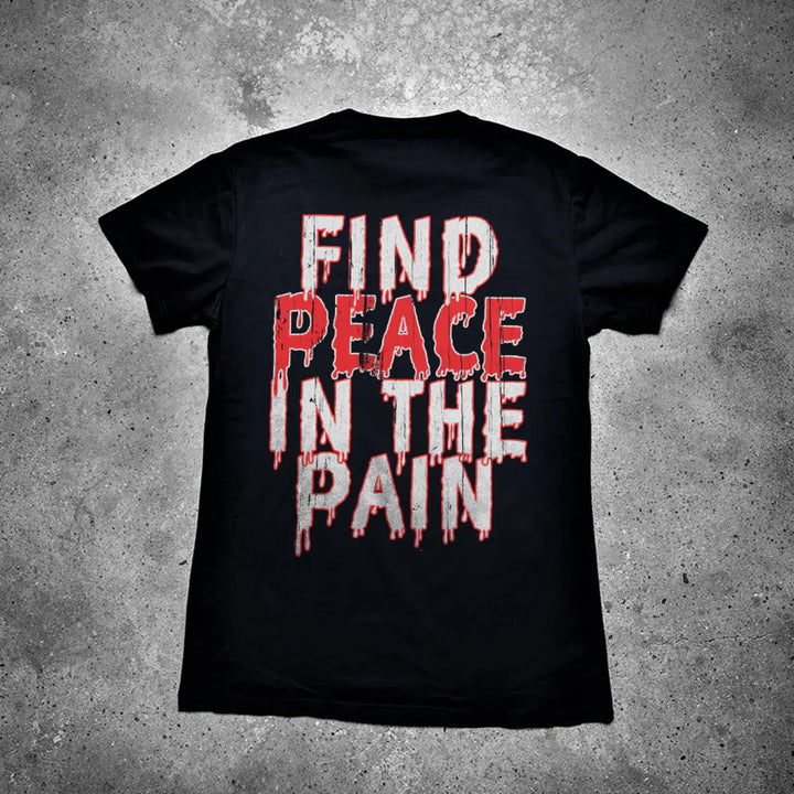 Find Peace In The Pain Printed Men's T-shirt