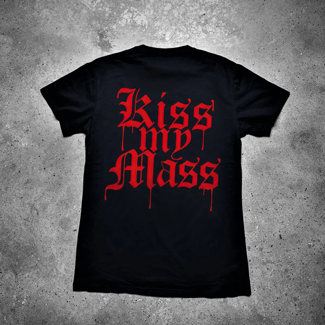 Kiss My Mass Printed Men's T-shirt