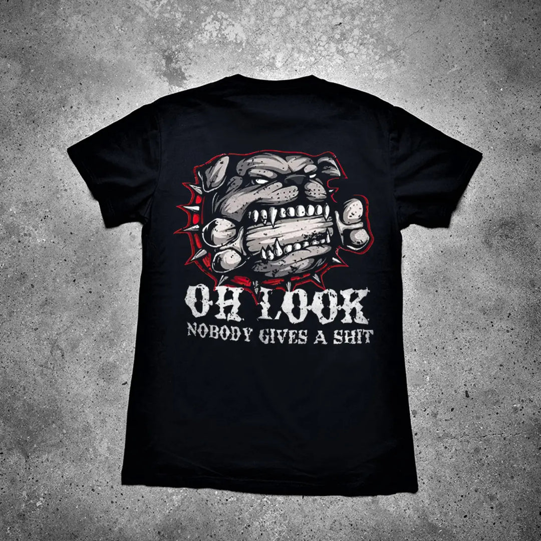 Oh Look Nobody Gives A Shit Printed Men's T-shirt