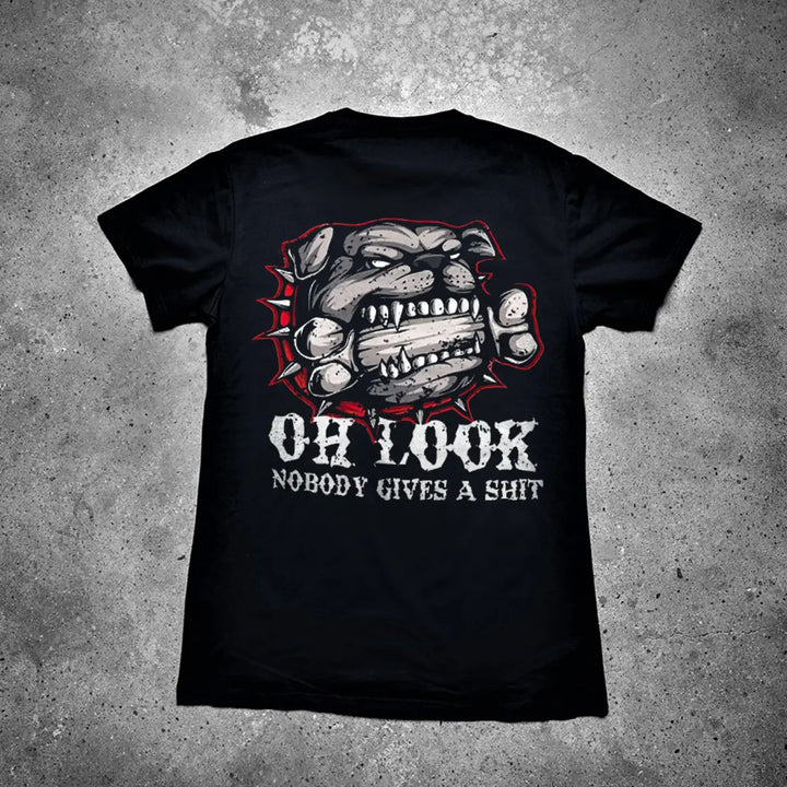 Oh Look Nobody Gives A Shit Printed Men's T-shirt