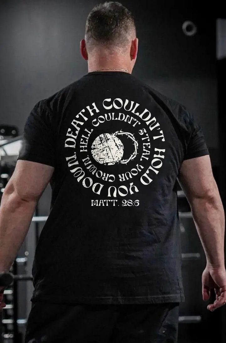 Death Couldn't Hold You Down Printed Men's T-shirt