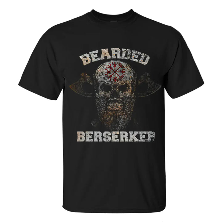 Viking Bearded Berserker Printed Men's T-shirt