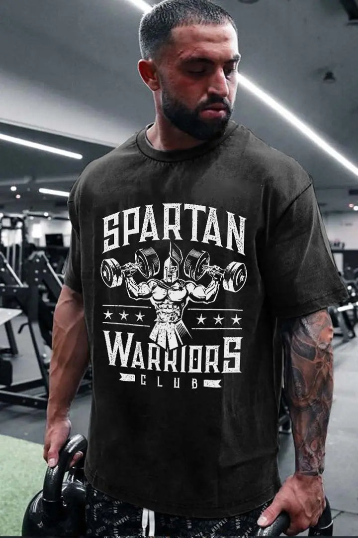 Spartan Warriors Club Printed Men's T-shirt