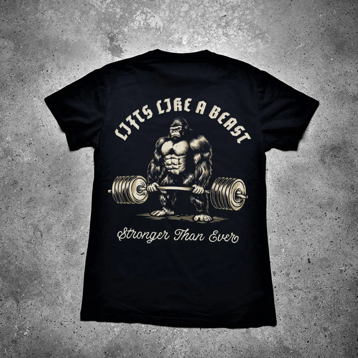 Lifts Like A Beast Printed Men's T-shirt