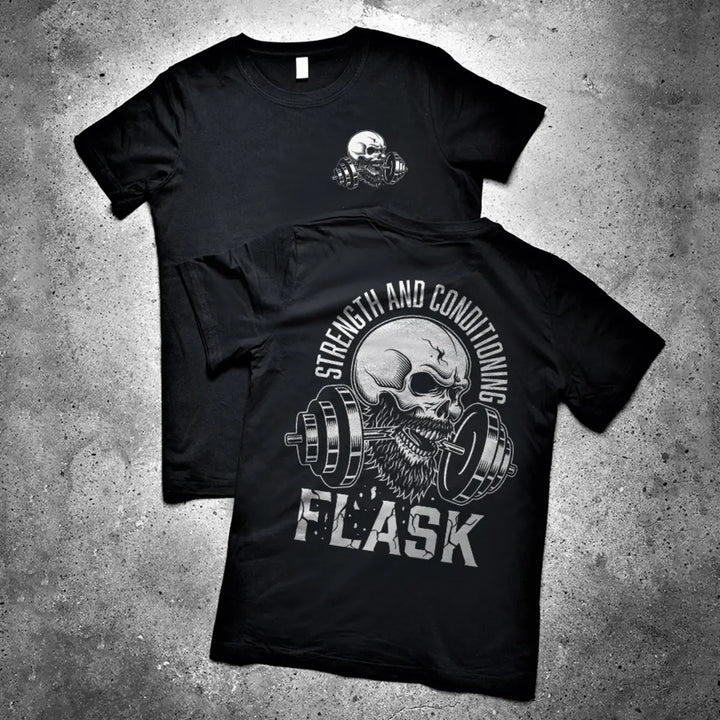 Strength And Conditioning Flask Printed Men's T-shirt