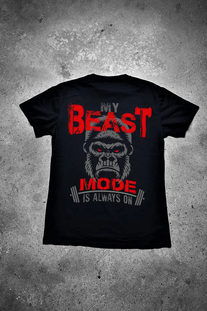 My Beast Mode Is Always On Printed Men's T-shirt
