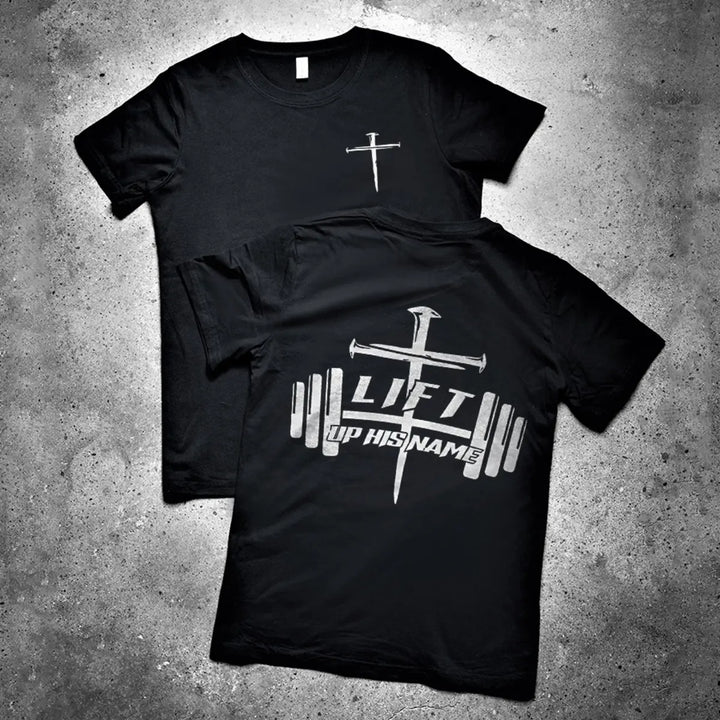 Lift Up His Name Printed Men's T-shirt