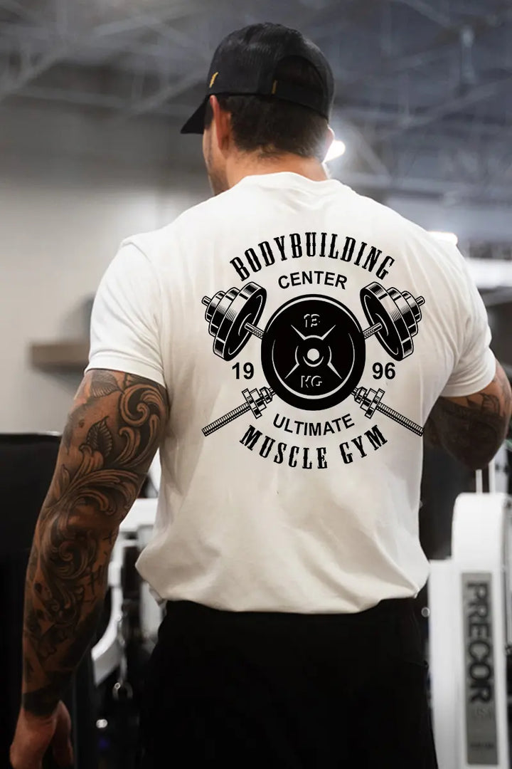Bodybuilding Center Printed Men's T-shirt