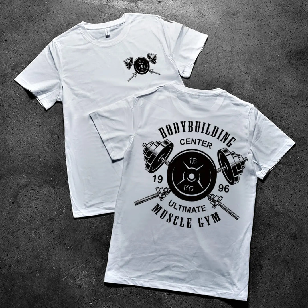 Bodybuilding Center Printed Men's T-shirt