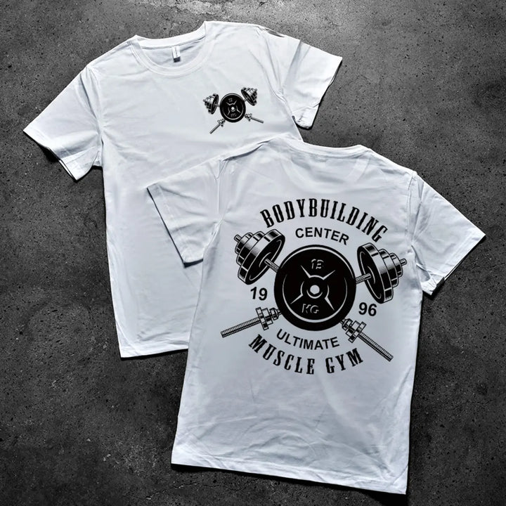 Bodybuilding Center Printed Men's T-shirt