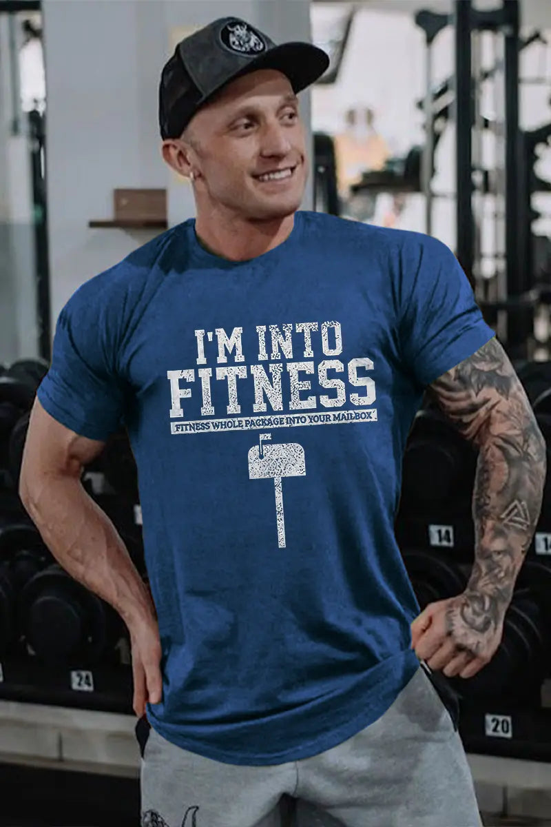 I'm Into Fitness Printed Men's T-shirt