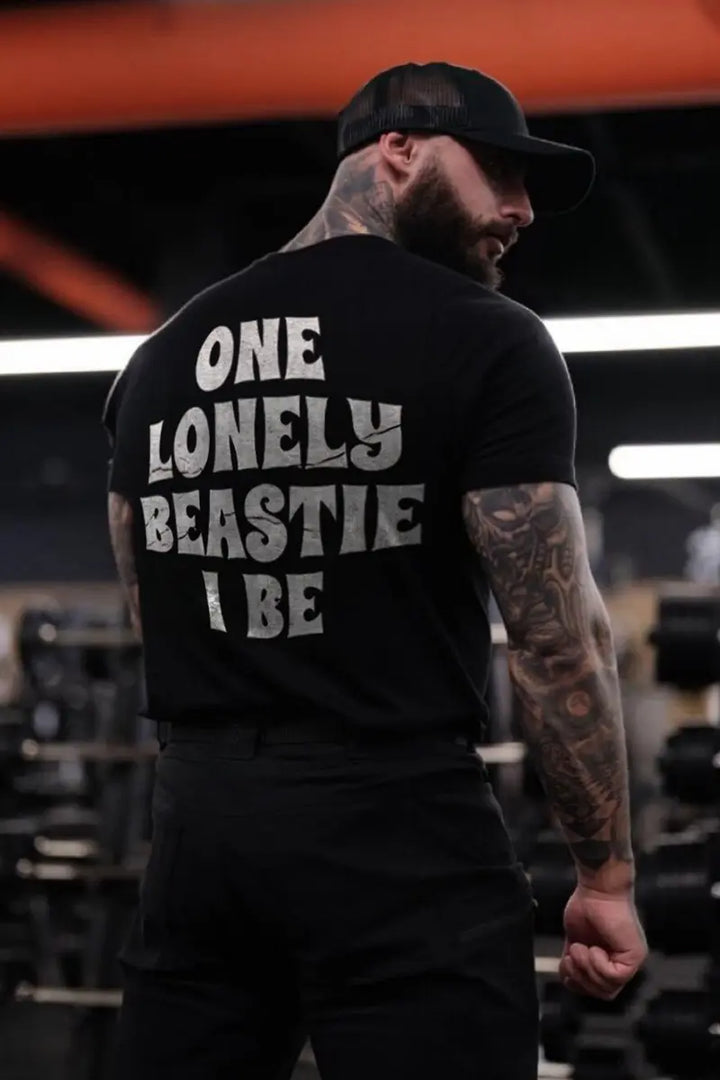 One Lonely Beastie I Be Printed Men's T-shirt