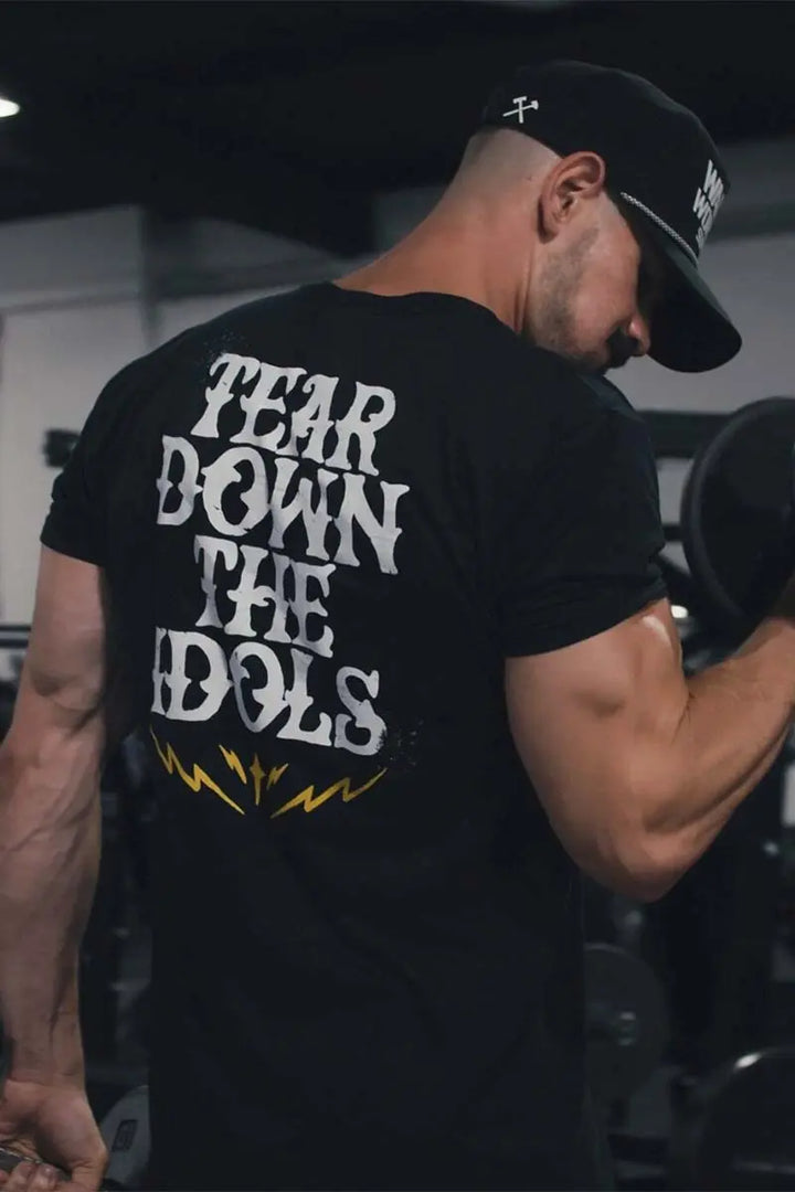 Tear Down The Idols Printed Men's T-shirt