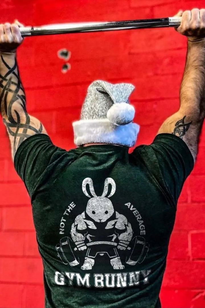 Not The Average Gym Bunny Printed Men's T-shirt
