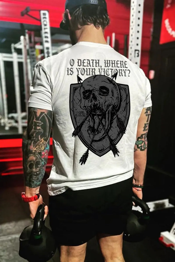 Death, Where Is Your Victory Printed Men's T-shirt