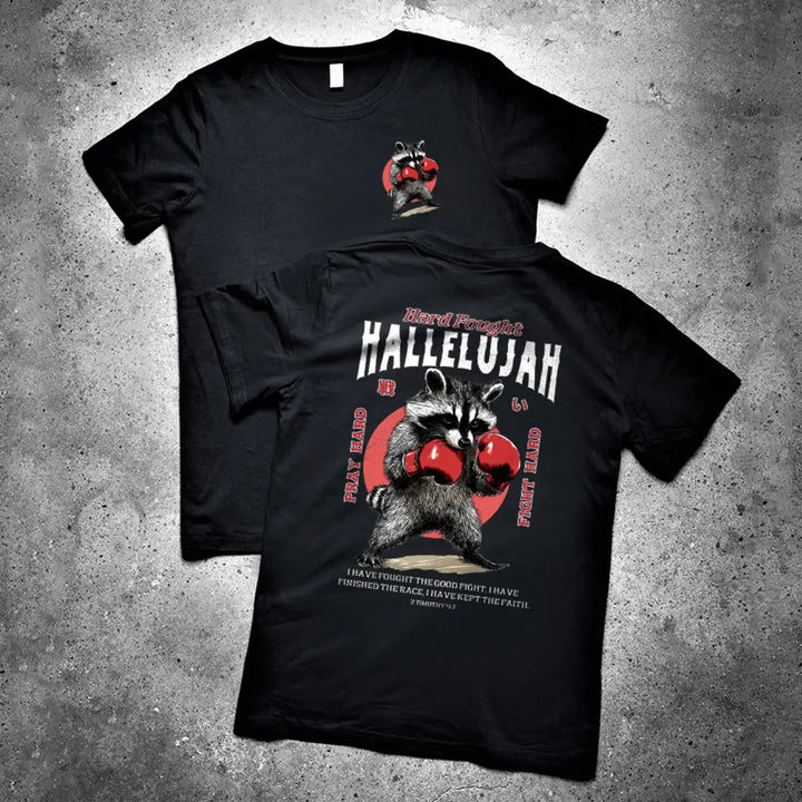Hard Fought Hallelujah Printed Men's T-shirt