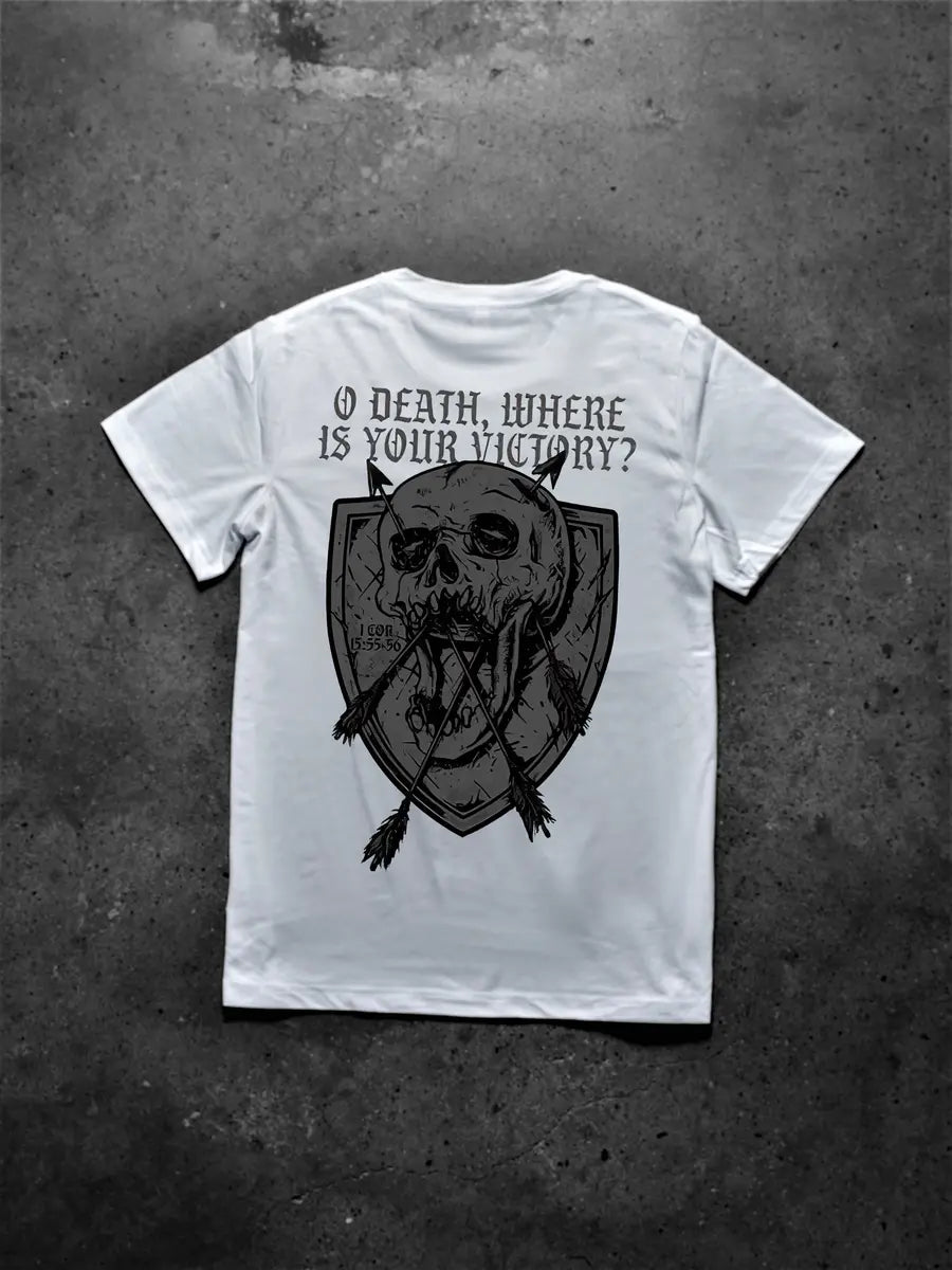 Death, Where Is Your Victory Printed Men's T-shirt
