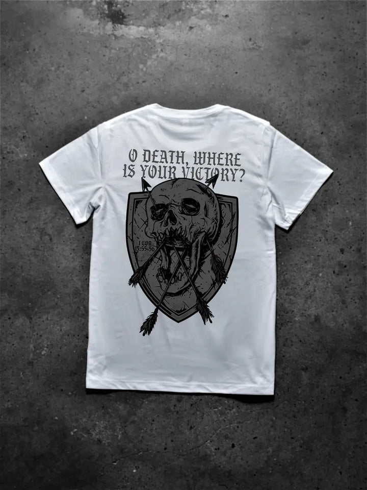 Death, Where Is Your Victory Printed Men's T-shirt