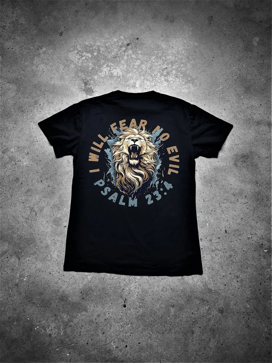 I Will Fear No Evil Printed Men's T-shirt