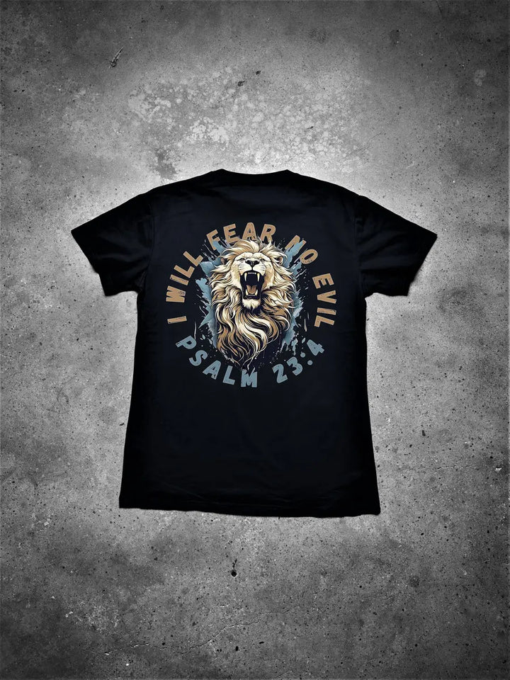 I Will Fear No Evil Printed Men's T-shirt