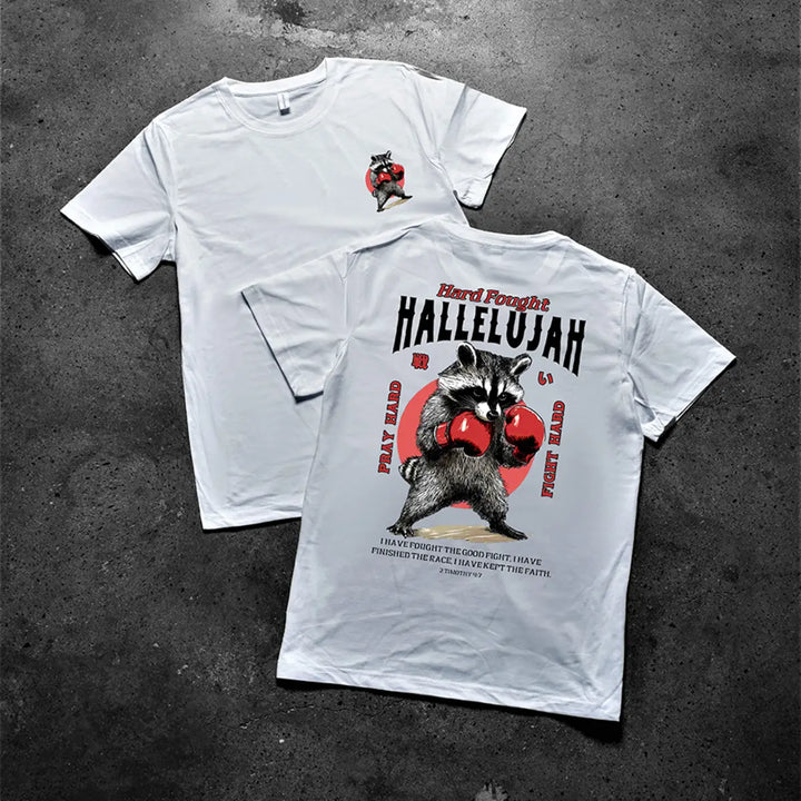 Hard Fought Hallelujah Printed Men's T-shirt