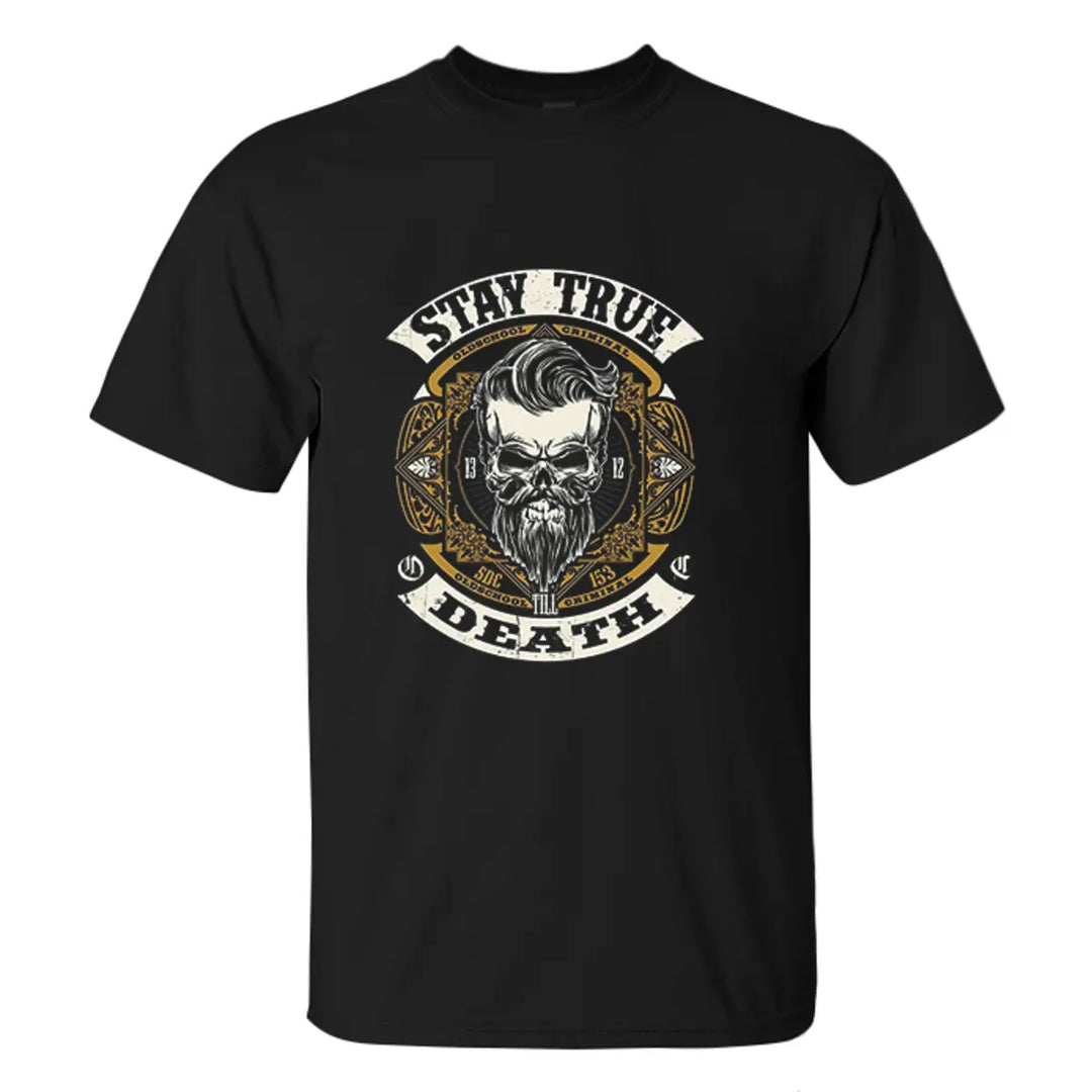 Viking True Death Printed Men's T-shirt