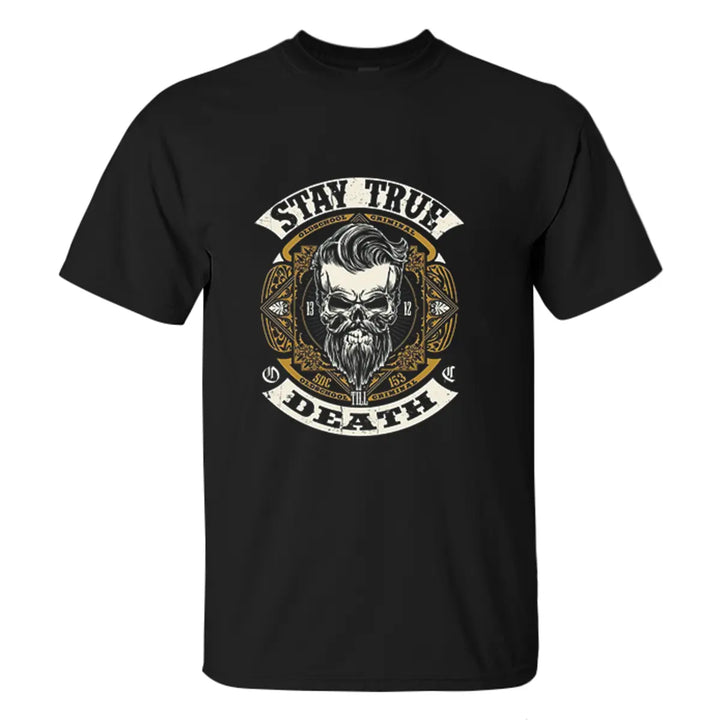 Viking True Death Printed Men's T-shirt