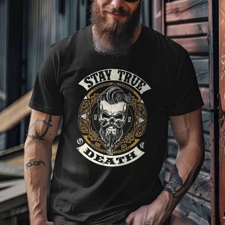 Viking True Death Printed Men's T-shirt