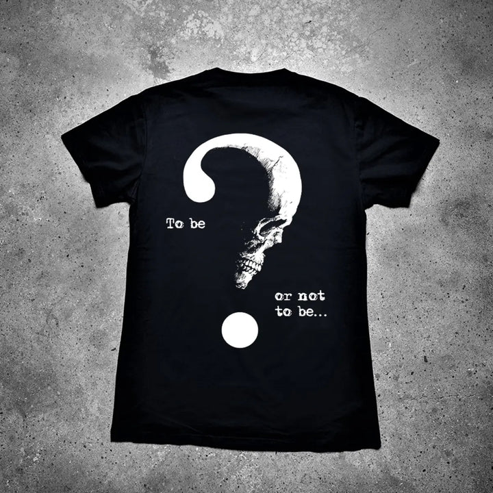 To Be Or Not To Be Printed Men's T-shirt