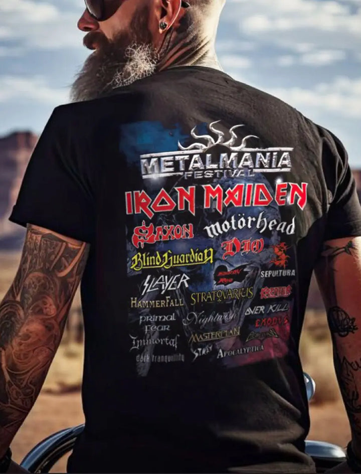 Metalmania Festival Printed Men's T-shirt