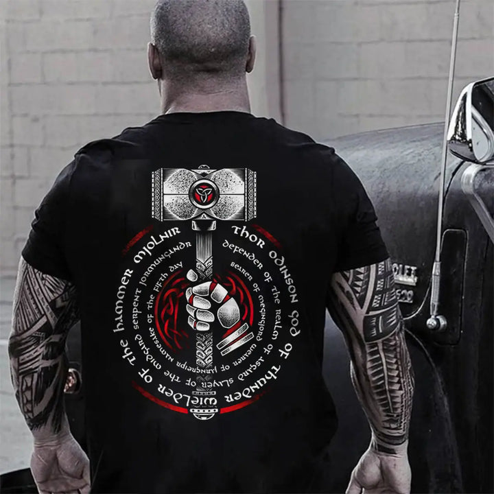 Viking Thor Printed Men's T-shirt