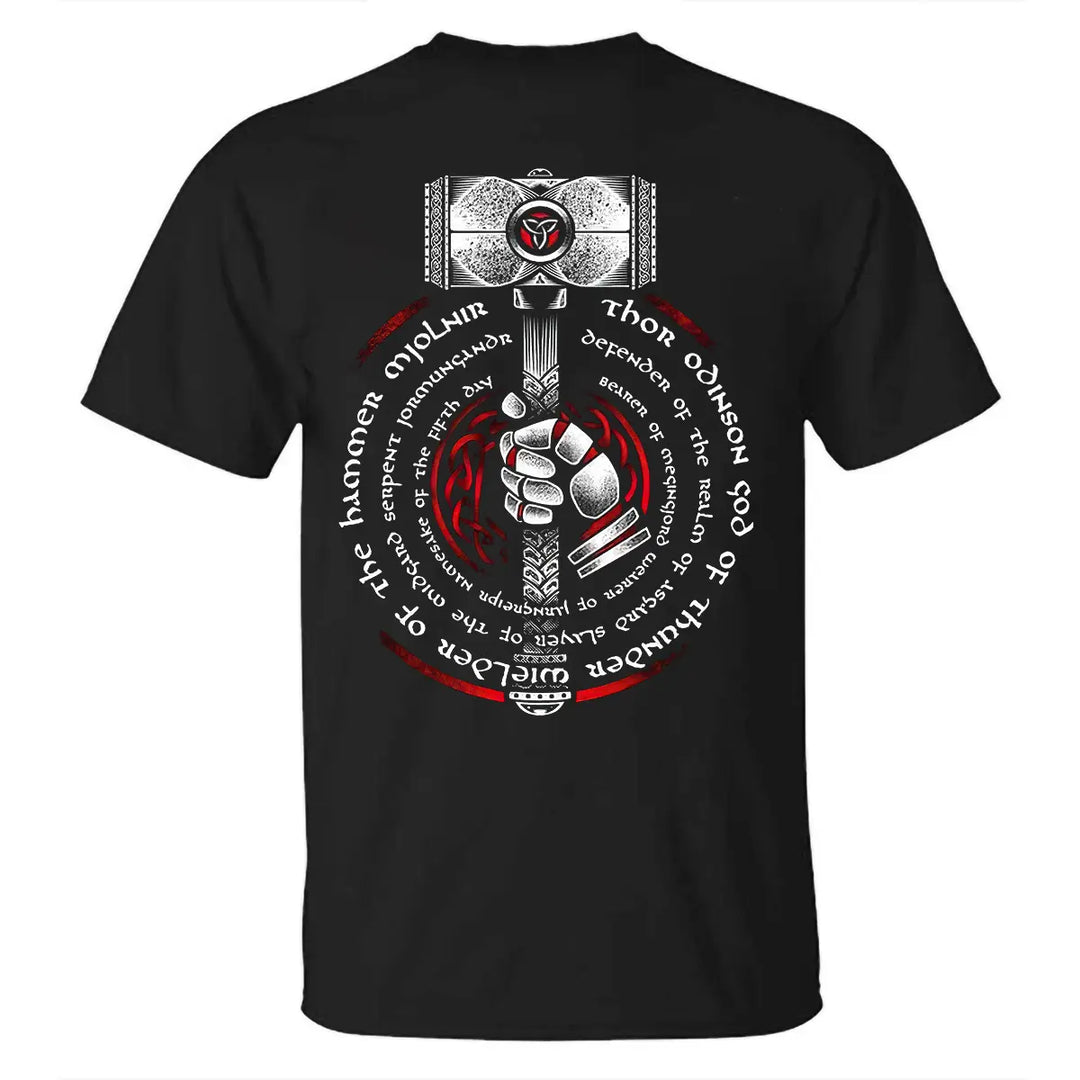 Viking Thor Printed Men's T-shirt