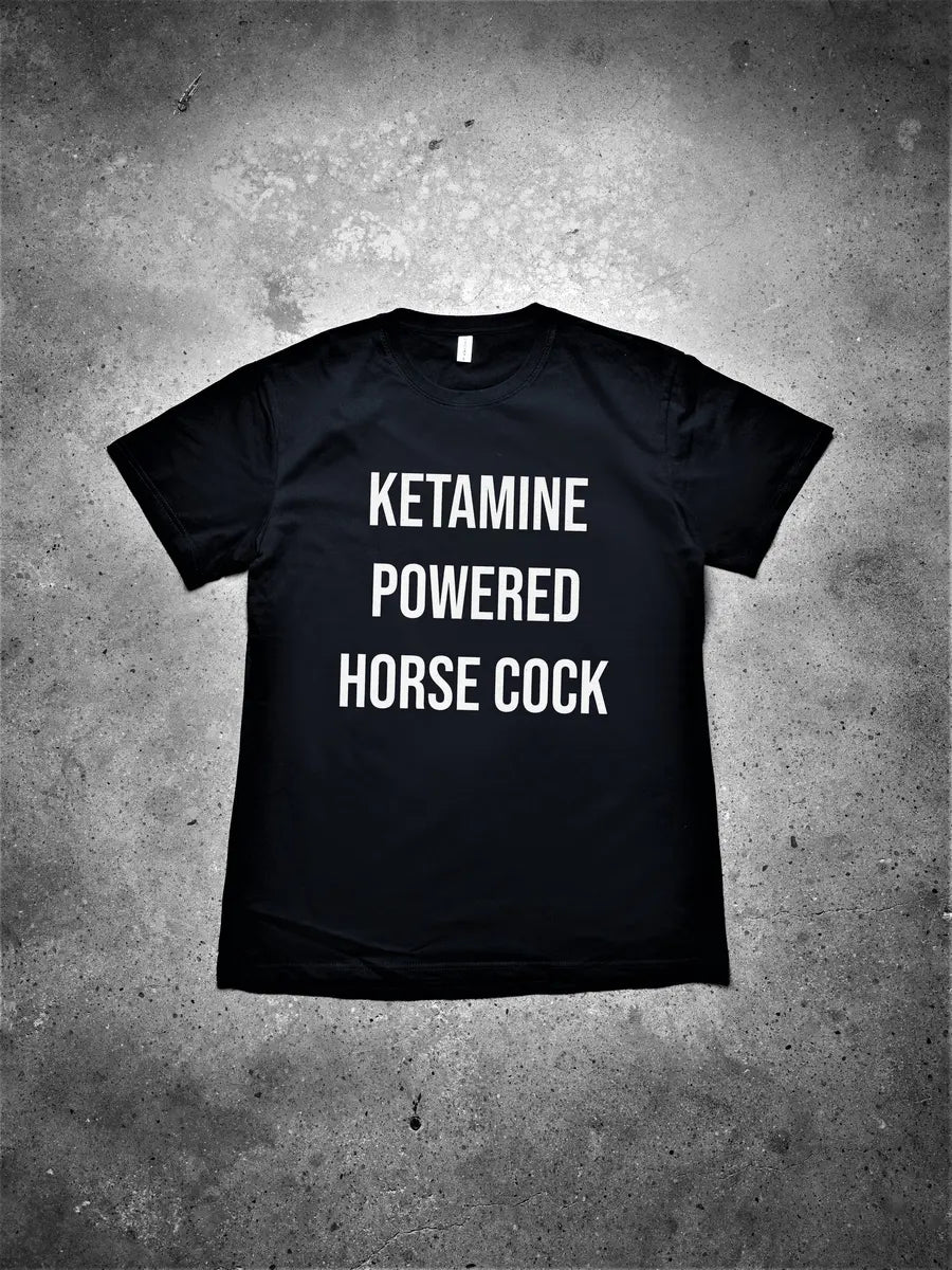 Ketamine Powered Horse Cock Printed Men's T-shirt