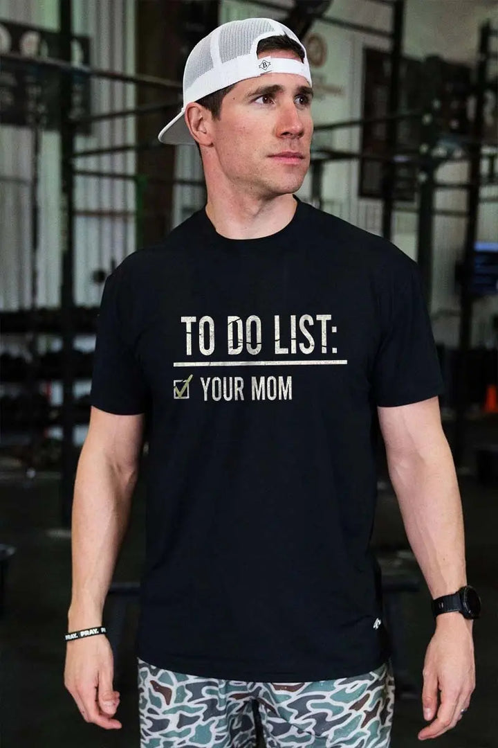 To Do List Printed Men's T-shirt