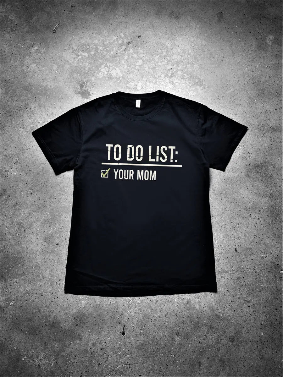 To Do List Printed Men's T-shirt