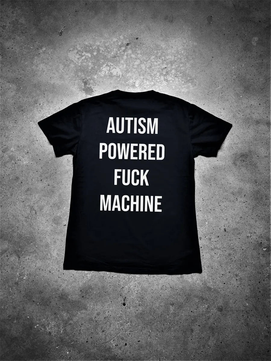 Autism Powered F*ck Machine Printed Men's T-shirt