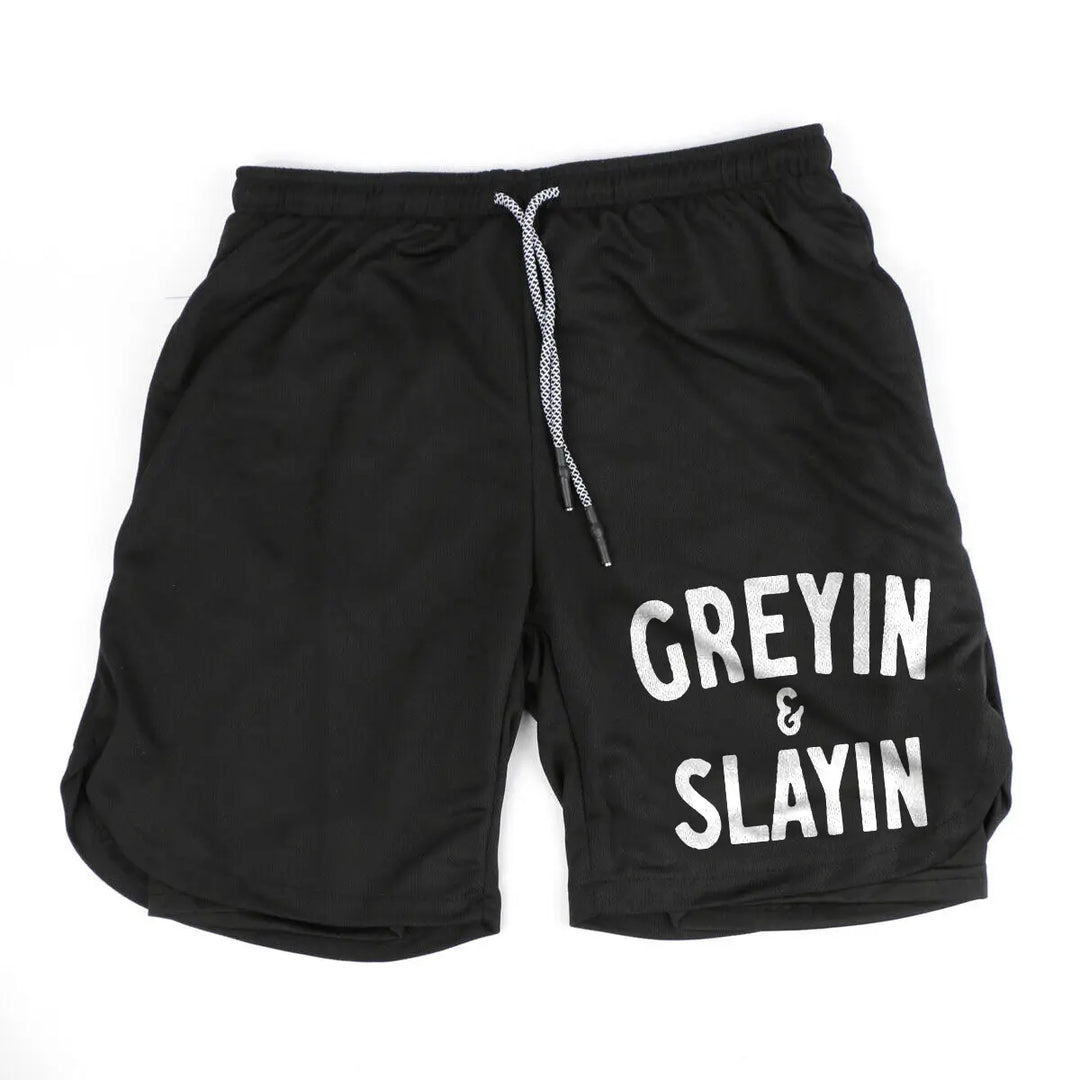 Greyin & Slayin Print Men's Shorts