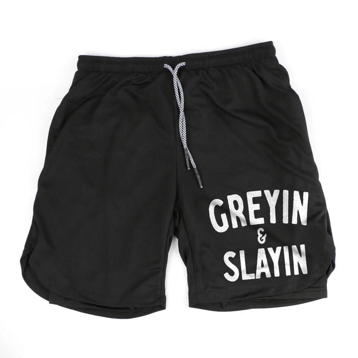 Greyin & Slayin Print Men's Shorts