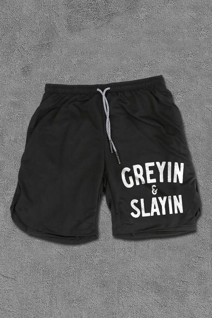 Greyin & Slayin Print Men's Shorts