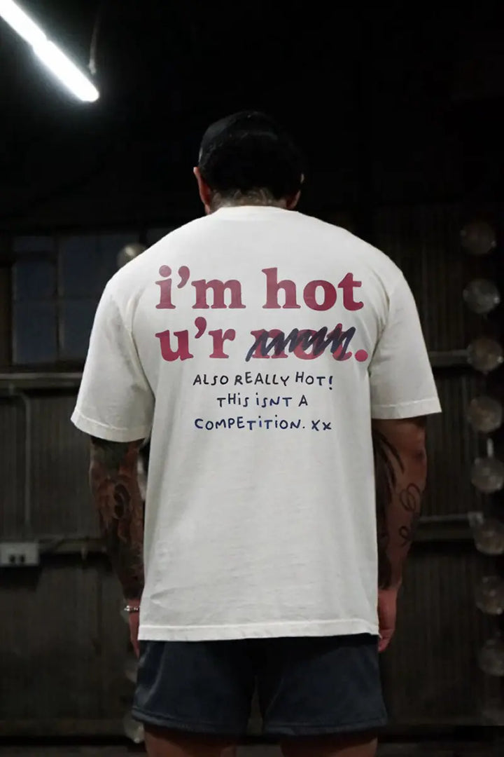 I'm Hot U'r Not Printed Men's T-shirt