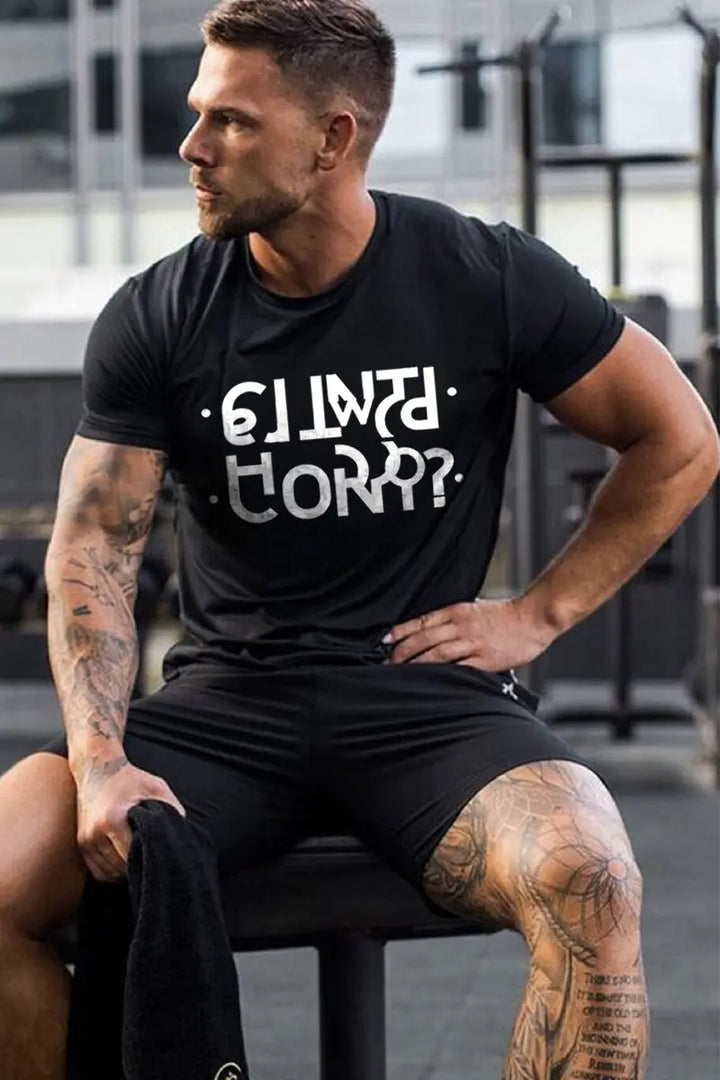 Hidden Message  (CUNT!) Printed Men's T-shirt