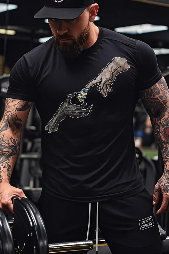 Devil's Bargain Printed Men's T-shirt