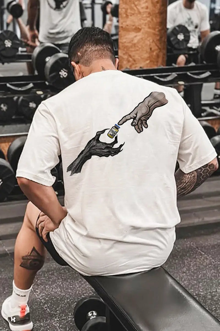 Evil Graphic Printed Men's T-shirt