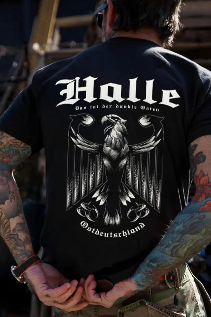 Halle Printed Men's Oversized T-shirt