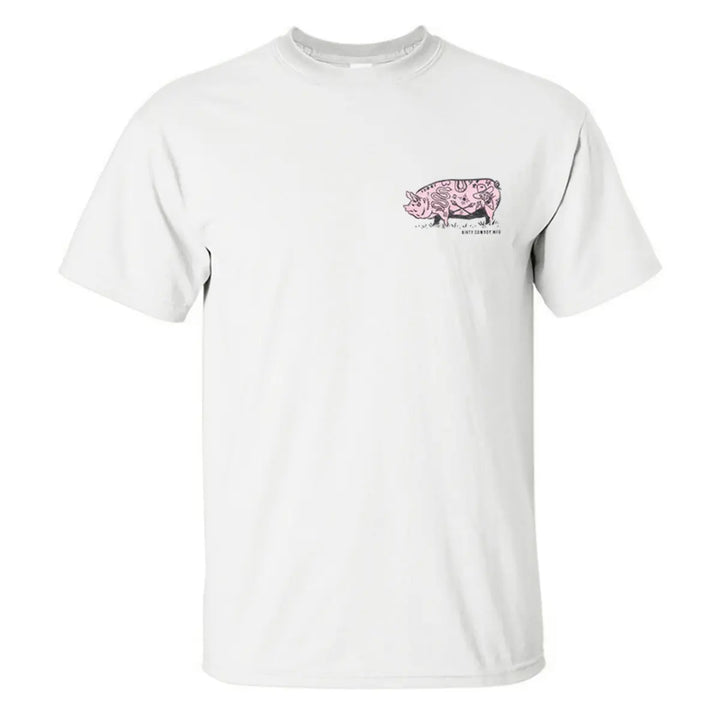 I Might Be Ugly But My Tattoos Ain't Men's T-Shirt Printed Men's T-shirt